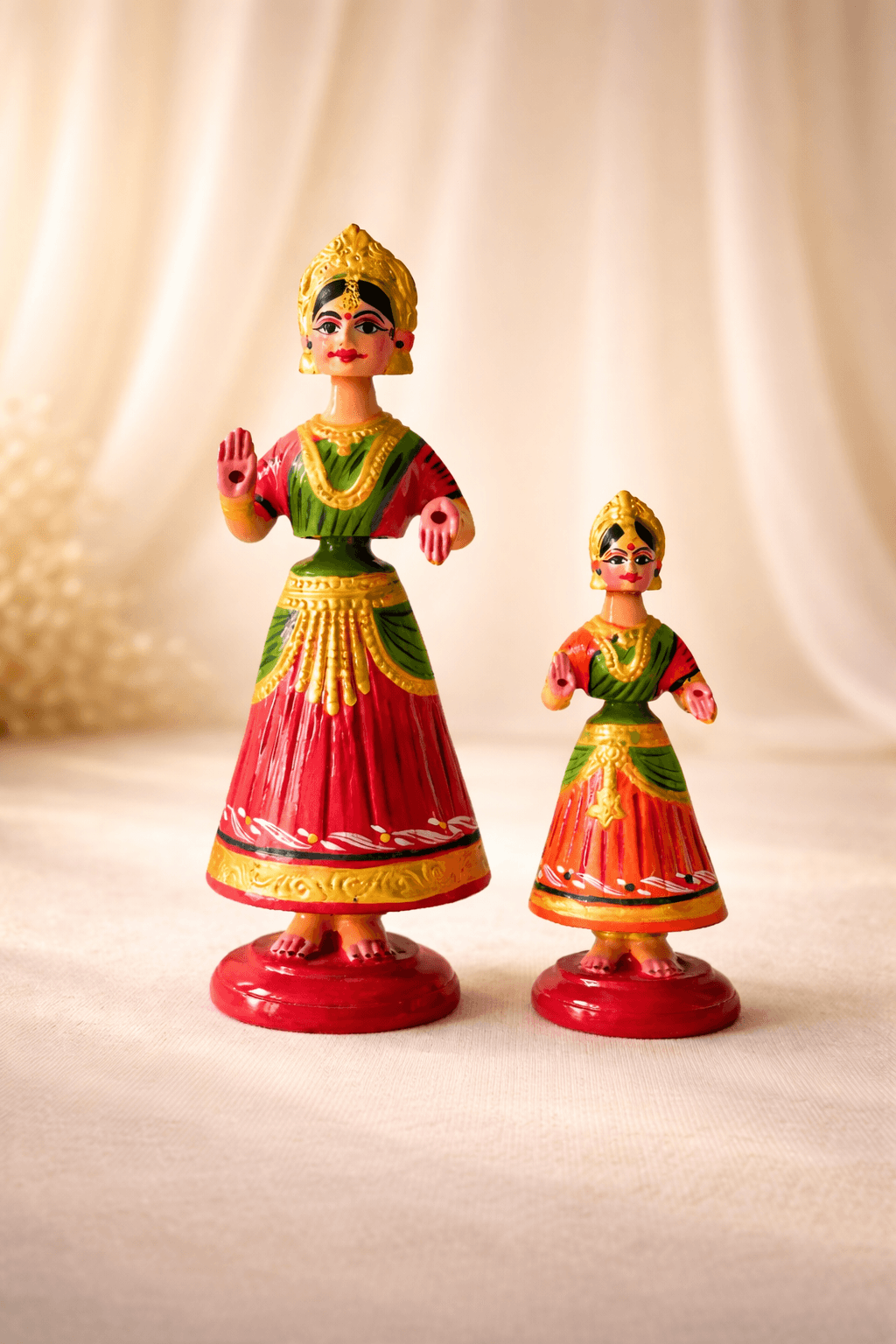 Artisan crafting wooden toy