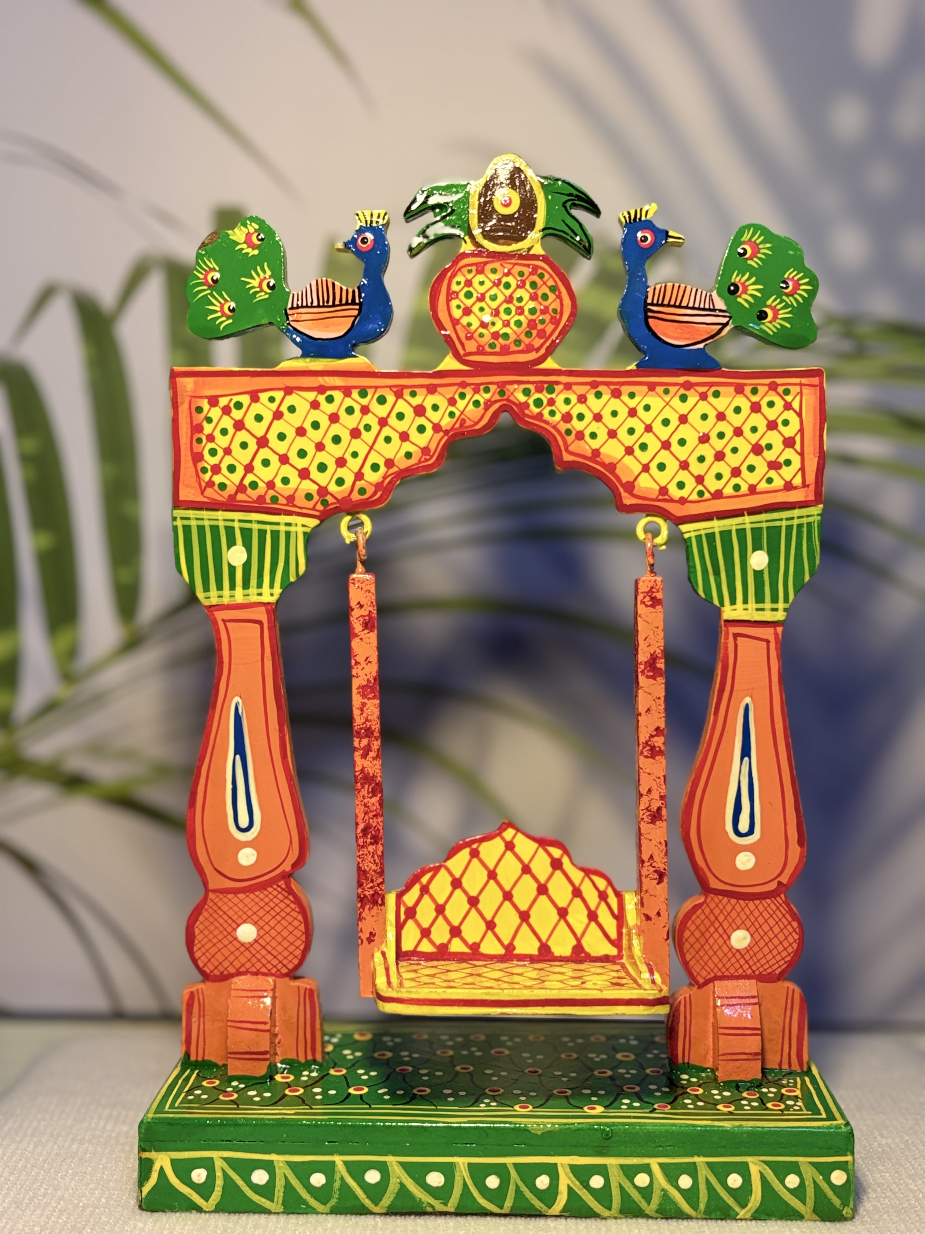 Handcrafted Peacock Swing